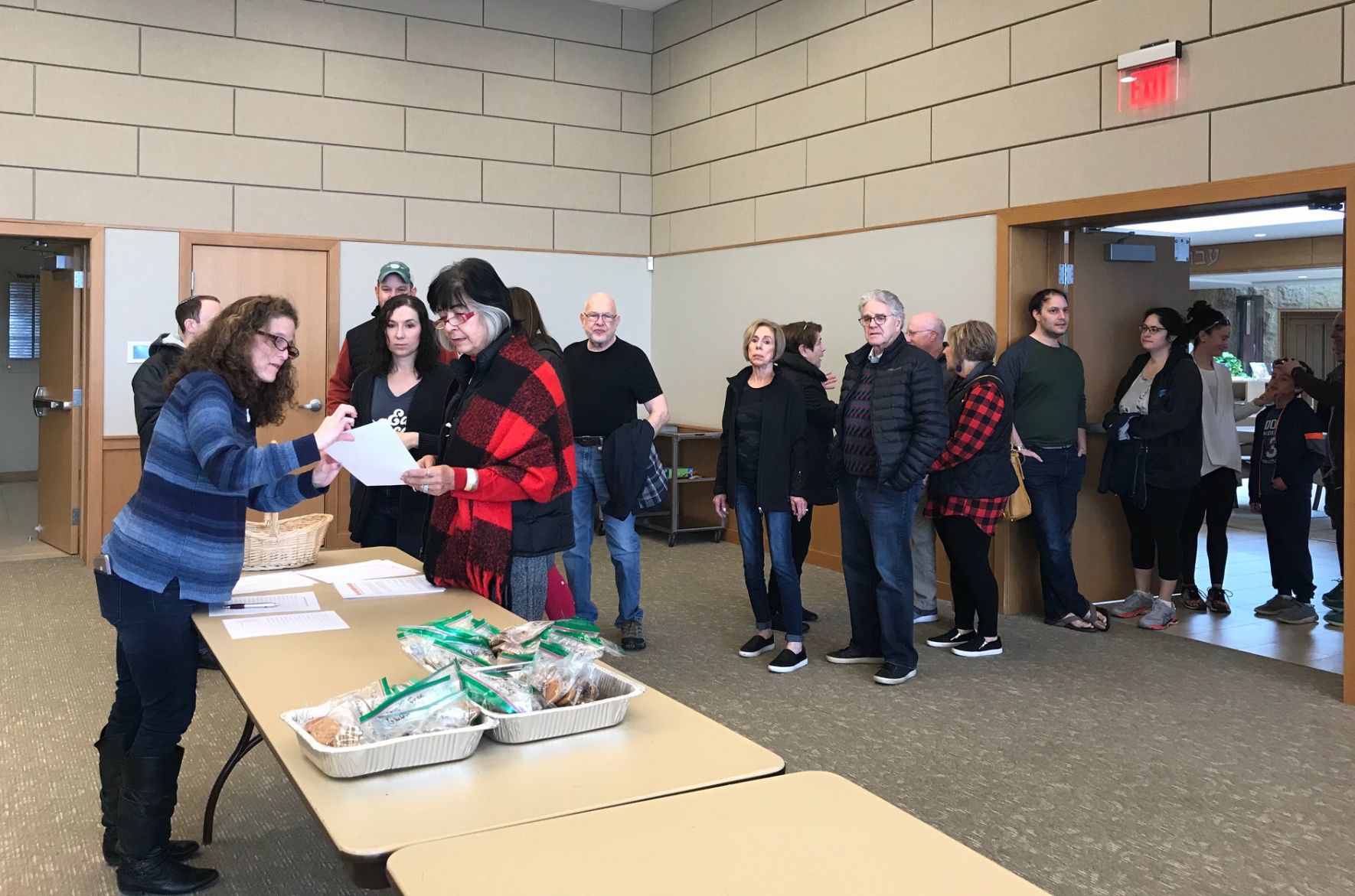 cookie line at temple